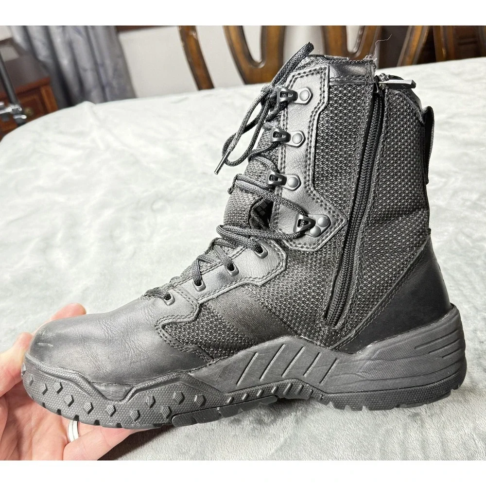 Danner Scorch Side Zip 8 Boots Mens Size‎ 10.5 Black Tactical Combat Waterproof